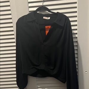 Chic Black Blouse by intempo